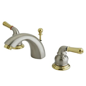 Elements of Design ES2959 Mini-Widespread Lavatory Faucet, Brushed Nickel/Polished Brass