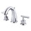 Elements of Design ES2961CML Two Handle 8" to 16" Widespread Lavatory Faucet with Brass Pop-up, Polished Chrome