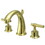 Elements of Design ES2962ML Two Handle 8" to 16" Widespread Lavatory Faucet with Brass Pop-up, Polished Brass