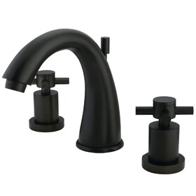 Elements of Design ES2965DX 8-Inch Widespread Lavatory Faucet with Brass Pop-Up, Oil Rubbed Bronze