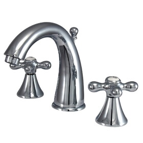 Elements of Design ES2971AX Two Handle 8" to 16" Widespread Lavatory Faucet with Brass Pop-up, Polished Chrome