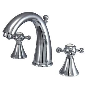 Elements of Design ES2971BX 8-Inch Widespread Lavatory Faucet with Brass Pop-Up, Polished Chrome