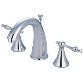 Elements of Design ES2971NL Two Handle 8" to 16" Widespread Lavatory Faucet with Brass Pop-up, Polished Chrome