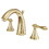 Elements of Design ES2972AL Two Handle 8" to 16" Widespread Lavatory Faucet with Brass Pop-up, Polished Brass
