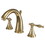 Elements of Design ES2972NL Two Handle 8" to 16" Widespread Lavatory Faucet with Brass Pop-up, Polished Brass