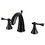 Elements of Design ES2975BL 8-Inch Widespread Lavatory Faucet with Brass Pop-Up, Oil Rubbed Bronze