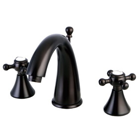 Elements of Design ES2975BX 8-Inch Widespread Lavatory Faucet with Brass Pop-Up, Oil Rubbed Bronze