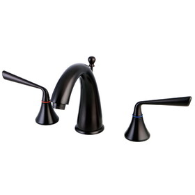 Elements of Design ES2975ZL 8-Inch Widespread Lavatory Faucet with Brass Pop-Up, Oil Rubbed Bronze