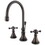 Elements of Design ES2985KX Two Handle 8" to 16" Widespread Lavatory Faucet with Brass Pop-up, Oil Rubbed Bronze