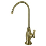 Elements of Design ES3193AL 1/4 Turn Water Drinking Faucet, Vintage Brass