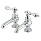 Elements of Design ES3201AL Twin Handle Basin Faucet Set, Polished Chrome