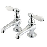 Elements of Design ES3201PL Twin Handle Basin Faucet Set, Polished Chrome