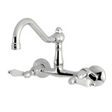 Elements of Design ES3221PL 6-Inch Adjustable Center Wall Mount Kitchen Faucet, Polished Chrome
