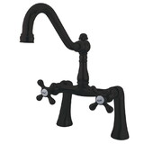 Elements of Design ES3235AX 7-Inch Deck Mount Clawfoot Tub Filler Faucet With Lever Handle, Oil Rubbed Bronze