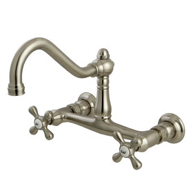 Elements of Design ES3248AX Wall Mount Bathroom Faucet, Brushed Nickel