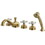 Elements of Design ES33325PX Roman Tub Filler With Hand Shower, Polished Brass