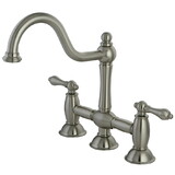 Elements of Design ES3788AL 8-Inch Kitchen Faucet without Sprayer, Brushed Nickel