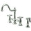Elements of Design ES3791AXBS 8" Deck Mount Kitchen Faucet with Brass Sprayer, Polished Chrome