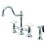 Elements of Design ES3791PXBS 8" Deck Mount Kitchen Faucet with Brass Sprayer, Polished Chrome