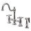 Elements of Design ES3798AXBS 8-Inch Center Kitchen Faucet with Brass Sprayer, Brushed Nickel