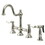 Elements of Design ES3798PLBS 8-Inch Center Kitchen Faucet with Brass Sprayer, Brushed Nickel