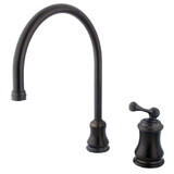 Elements of Design ES3815BLLS Single Handle Widespread Kitchen Faucet, Oil Rubbed Bronze