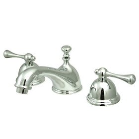Elements of Design ES3961BL 8-Inch Widespread Lavatory Faucet with Brass Pop-Up, Polished Chrome