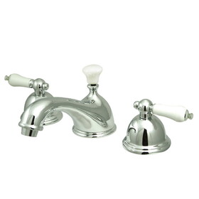 Elements of Design ES3961PL Two Handle 8" to 16" Widespread Lavatory Faucet with Brass Pop-up, Polished Chrome