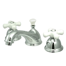 Elements of Design ES3961PX Two Handle 8" to 16" Widespread Lavatory Faucet with Brass Pop-up, Polished Chrome
