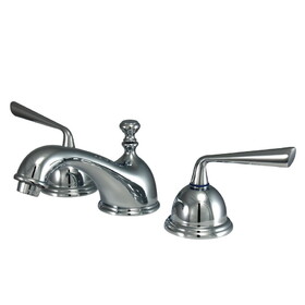 Elements of Design ES3961ZL 8-Inch Widespread Lavatory Faucet with Brass Pop-Up, Polished Chrome