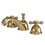 Elements of Design ES3962AX Two Handle 8" to 16" Widespread Lavatory Faucet with Brass Pop-up, Polished Brass