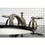 Elements of Design ES3968TL 8-Inch Widespread Lavatory Faucet with Brass Pop-Up, Brushed Nickel