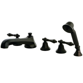 Elements of Design ES43055AL Roman Tub Filler With Hand Shower, Oil Rubbed Bronze