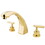 Elements of Design ES4362CML Two Handle Roman Tub Filler, Polished Brass