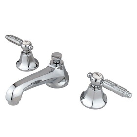 Elements of Design ES4461GL Two Handle 8" to 16" Widespread Lavatory Faucet with Brass Pop-up, Polished Chrome