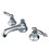 Elements of Design ES4461TL Two Handle 8" to 16" Widespread Lavatory Faucet with Brass Pop-up, Polished Chrome
