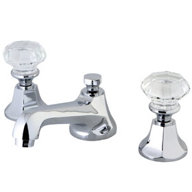 Elements of Design ES4461WCL Two Handle 8" to 16" Widespread Lavatory Faucet with Brass Pop-up, Polished Chrome