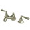 Elements of Design ES4468HL Two Handle 8" to 16" Widespread Lavatory Faucet with Brass Pop-up, Satin Nickel
