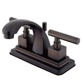 Elements of Design ES4645CQL 4-Inch Centerset Lavatory Faucet, Oil Rubbed Bronze