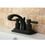 Elements of Design ES4645DL 4-Inch Centerset Lavatory Faucet with Brass Pop-Up, Oil Rubbed Bronze
