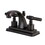 Elements of Design ES4645ML Two Handle 4" Centerset Lavatory Faucet with Brass Pop-up, Oil Rubbed Bronze