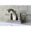 Elements of Design ES4648DL 4-Inch Centerset Lavatory Faucet with Brass Pop-Up, Brushed Nickel