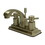 Elements of Design ES4648DX 4-Inch Centerset Lavatory Faucet with Brass Pop-Up, Brushed Nickel