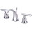 Elements of Design ES4941CML Two Handle 4" to 8" Mini Widespread Lavatory Faucet with Brass Pop-up, Polished Chrome