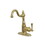 Elements of Design ES7492BL Bar Faucet With Cover Plate, Polished Brass