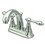 Elements of Design ES7611AL Two Handle 4" Centerset Lavatory Faucet with Brass Pop-up, Polished Chrome