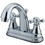 Elements of Design ES7611AX Two Handle 4" Centerset Lavatory Faucet with Brass Pop-up, Polished Chrome Finish