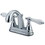Elements of Design ES7611PL Two Handle 4" Centerset Lavatory Faucet with Brass Pop-up, Polished Chrome Finish