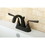 Elements of Design ES7615ZL 4-Inch Centerset Lavatory Faucet with Brass Pop-Up, Oil Rubbed Bronze