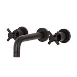 Elements of Design ES8125DX 2-Handle Wall Mount Bathroom Faucet, Oil Rubbed Bronze